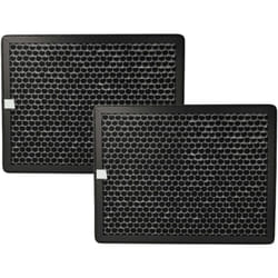 2x Filtre à charbon actif compatible avec Philips AC3829/10, AC2889/10, AC2887/10, AC2882/10 purificateur d'air - Filtre à air noir - Vhbw