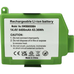 Vhbw - Batterie compatible avec iRobot Roomba s9, S9+ robot électroménager (4400mAh, 14,4V, Li-ion)