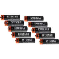 10x Piles rechargeables aa mignon (aa) avec prise micro-USB (920mAh, 1,5V, Li-ion) - Extensilo