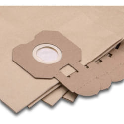 Vhbw - 10x Sacs remplacement pour Hitachi 2032835 pour aspirateur - papier, 32cm x 20cm, marron