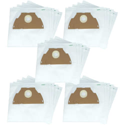 50x Sacs compatible avec Tornado to 1122 / TO1122, to 1124 / TO1124, to 1130 Elyps aspirateur - 28cm x 27cm blanc - Vhbw