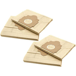 20x Sacs compatible avec Moulinex ap 8-02, as 35 Power Clean aspirateur - papier, 22,5cm x 20,5cm, couleur sable - Vhbw
