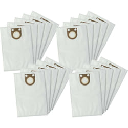 Vhbw - 20x Sacs compatible avec Bosch gas 15 l, gas 20, gas 20 l aspirateur - microfibres non tissées, 43cm x 33cm, blanc