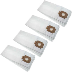 Vhbw - 20x Sacs compatible avec Kärcher t 17/1, t 17/1 ecoefficiency aspirateur - microfibres non tissées, 49,8cm x 22,1cm, blanc
