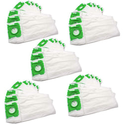 Vhbw - 50x Sacs compatible avec Sebo Airbelt K1 Lemon, K1 Onyx, K3, K3 eco Comfort aspirateur - microfibres non tissées, 33,5cm x 17cm, blanc