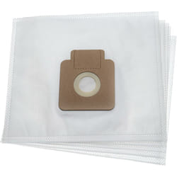 Vhbw - 5x Sacs compatible avec Hoover BV71CP10001700, BV71CP10001, BV71CP20001 aspirateur - microfibre non tissée, 23,7cm x 26,8cm blanc