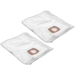 Vhbw - 10x Sacs compatible avec Salco STC-1800, STC-2000, STC-2206, VCS-1800 aspirateur - microfibres non tissées, 24,9cm x 21,9cm, blanc