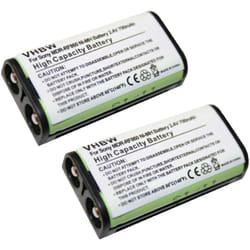 Vhbw - 2x Batteries compatible avec Sony MDR-RF925, MDR-RF925R, MDR-RF970, MDR-RF4000, MDR-RF970R casque audio, écouteurs sans fil (700mAh, 2,4V,