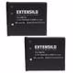 EXTENSILO 2x Batteries remplacement pour Canon NB-8L pour appareil photo reflex numérique (700mAh 37V Li-ion)