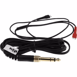 vhbw - the clever way Câble jack pour connecter un casque d'écoute à des sources audio avec connecteur AUX 3,5 mm, inclus ada ...