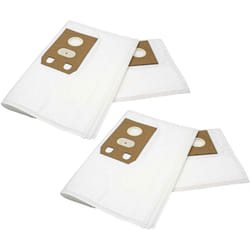 vhbw 20x Sacs compatible avec Progress EL1200, P103, P104, P105, P109, P111, P112S aspirateur - microfibres non tissées, 33cm x 23cm, blanc