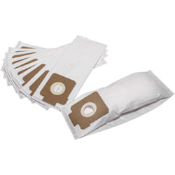 Vhbw - 10x Sacs remplacement pour Swirl e 60 pour aspirateur - microfibres non tissées, 17, 28cm x 11cm, blanc