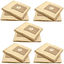 Vhbw - 50x Sacs compatible avec AEG/Electrolux Vampyr 771, 781, 790, 791 aspirateur - papier, 22, 25cm x 20,5cm, couleur sable