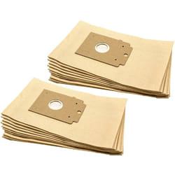 20x Sacs compatible avec Ufesa at 4203, 4213, 4214, 4215, 4216 aspirateur - papier, 28cm x 17cm, couleur sable - Vhbw