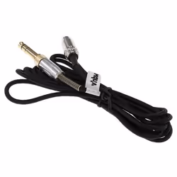 vhbw Câble audio AUX compatible avec Pioneer HDJ-2000 casque - Avec prise jack 35 mm vers 63 mm 2 m noir