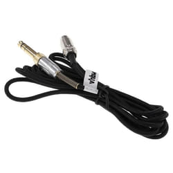 vhbw Câble audio AUX compatible avec Pioneer HDJ-2000 casque - Avec prise jack 35 mm vers 63 mm 2 m noir