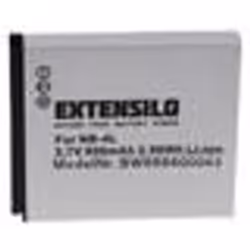 EXTENSILO Batterie compatible avec Canon Digital Ixus 80 is 82 60 65 70 75 i7 i Zoom appareil photo reflex numérique