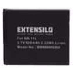 EXTENSILO Batterie compatible avec Canon IXY 430F 110F 90F 420F 220F appareil photo (600mAh 37V Li-ion)