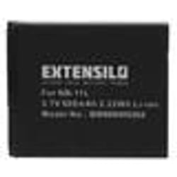 EXTENSILO Batterie compatible avec Canon IXY 430F 110F 90F 420F 220F appareil photo (600mAh 37V Li-ion)