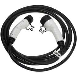 vhbw Câble de recharge type 2 vers type 2 compatible avec BMW ix1, ix2, X1, iX3, iX, i5, i8, i7 voiture électrique - 3 phases, 16 A, 11 kW, 7 m