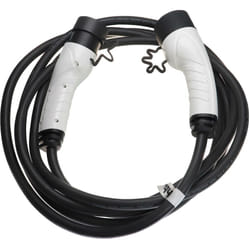 Câble de recharge type 2 vers type 2 compatible avec bmw ix1, ix2, X1, iX3, iX, i5, i8, i7 voiture électrique - 3 phases, 16 a, 11 kW, 5 m - Vhbw