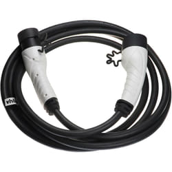 Vhbw - Câble de recharge type 2 vers type 2 compatible avec Fiat E-Doblo, E-Ulysse, Tipo, Panda voiture électrique - 3 phases, 32 a, 22 kW, 5 m