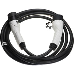 Vhbw - Câble de recharge type 2 vers type 2 compatible avec Jaguar I-Pace voiture électrique - 3 phases, 32 a, 22 kW, 5 m