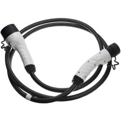 vhbw Câble de recharge type 2 vers type 2 compatible avec BMW ix1, ix2, X1, iX3, iX, i5, i8, i7 voiture électrique - 3 phases, 32 A, 22 kW, 3 m