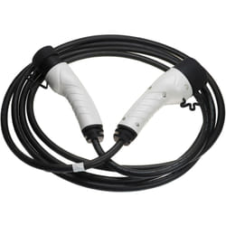 vhbw Câble de recharge type 2 vers type 2 compatible avec BMW 225e, 230e, 2er Active Tourer voiture électrique - 1 phase, 16 A, 3,5 kW, 5 m