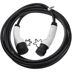 Vhbw - Câble de recharge type 2 vers type 2 compatible avec Mitsubishi Outlander phev voiture électrique - 1 phase, 32 a, 7 kW, 7 m