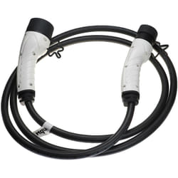 Vhbw - Câble de recharge type 2 vers type 2 compatible avec Audi A4 tfsi e, A7 tfsi e, A6 tfsi e voiture électrique - 1 phase, 32 a, 7 kW, 3 m
