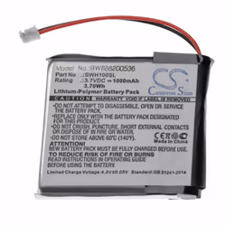 vhbw - the clever way - Batterie de rechange de haute qualité avec une grande autonomie et compatible avec votre casque audi  ...