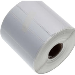 Rouleau d'étiquettes thermique 25,4mm x 76,2mm compatible avec tsc TDP-244, TTP-244, TTP-245C, TTP-343C imprimante d'étiquettes - Vhbw