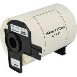 Vhbw - Rouleau d'étiquettes 102mm x 152mm remplacement pour Brother DK-11241 pour imprimante d'étiquettes - standard