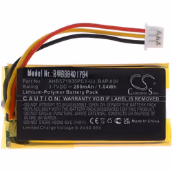 vhbw - the clever way - Batterie de rechange de haute qualité avec une grande autonomie et compatible avec votre amplificateu ...