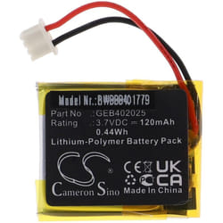 Vhbw - Batterie compatible avec Python 7752P, 7754P télécommande Remote Control transmetteur (120mAh, 3,7V, Li-polymère)