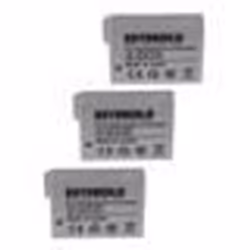 EXTENSILO 3x Batteries compatible avec Canon EOS Rebel T2i Kiss X6i Rebel T3i Rebel T4i appareil photo reflex numérique