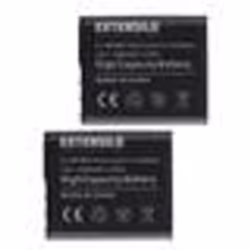 EXTENSILO 2x Batteries compatible avec Sony Cyber-Shot DSC-W30S DSC-W30W DSC-W35 DSC-W40 appareil photo reflex numérique