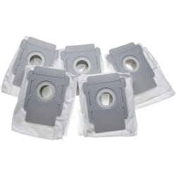 Vhbw - 5x Sacs compatible avec iRobot Roomba série J7, série S9 aspirateur - microfibres non tissées, 15,2cm x 12,6cm blanc