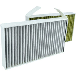 Vhbw - 2x Filtres d'habitacle charbon actif remplacement pour Blue Print ADBP250014 pour voiture