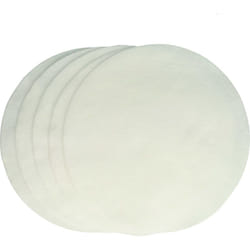 vhbw 5x Filtres fins remplacement pour Nilfisk 147 3260 500, 1473260500, 140 1515 500 pour aspirateur - Filtre en toison, blanc, rond