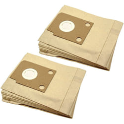 Vhbw - 20x Sacs compatible avec Hoover ar 30 / AR30, ar 21 / AR21, ar 20 / AR20 aspirateur - papier, 26cm x 21cm couleur sable