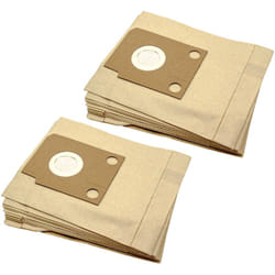Vhbw - 20x Sacs compatible avec Menalux 3000 (dct 72) aspirateur - papier, 26cm x 21cm couleur sable