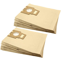 20x Sacs compatible avec Miele Meteor m, plus, a, c, C1, C2, C2S, g, gt, me aspirateur - papier, 28,5cm x 22cm, couleur sable - Vhbw