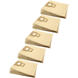 50x Sacs compatible avec Miele Allergotec 2000, Alu Limited Edition aspirateur - papier, 28,5cm x 22cm, couleur sable - Vhbw