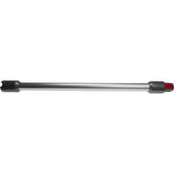 Vhbw - Tube d'aspirateur compatible avec Dyson V8 Carbon fibre aspirateur - raccord 35 mm, 72,5 cm, argenté / rouge