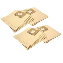 vhbw 20x Sacs compatible avec Progress Diamant 5000, 5001, 5002, 5003, 5004, 5005 aspirateur - papier, 26cm x 22cm, couleur sable