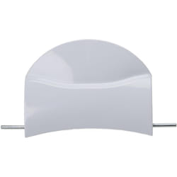 Poignée compatible avec Constructa CWF12A10BE, CWF12A10FG, CWF12A11, CWF12A12, CWF14A10, CWF14A10BE, CWF14A10FG machine à laver - Vhbw