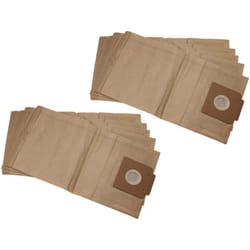 10x Sacs compatible avec Kärcher t 10/1, t 12/1, T10/1 Professional, t 12/1 Adv aspirateur - 42cm x 22cm marron - Vhbw