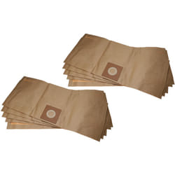 Vhbw - 10x Sacs compatible avec Kärcher nt 301 aspirateur - 30cm x 40cm marron